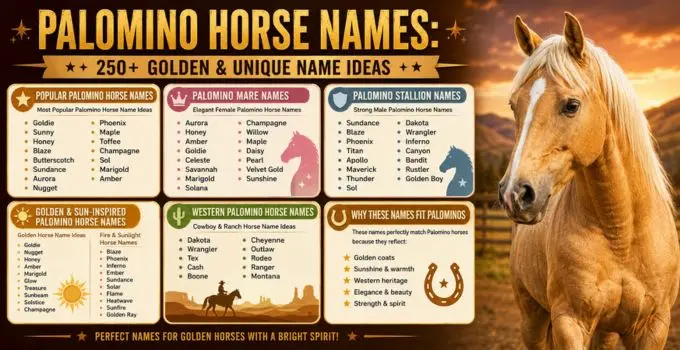 palomino horse names