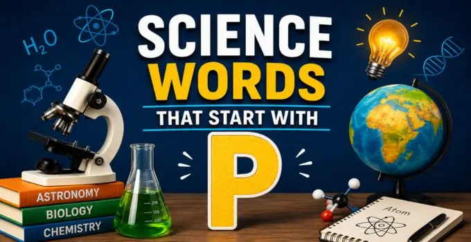 science terms beginning with p