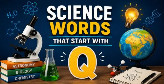 science terms beginning with q