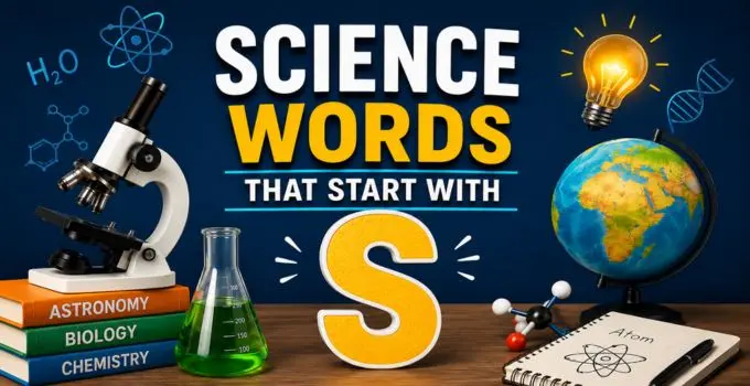 science terms beginning with s